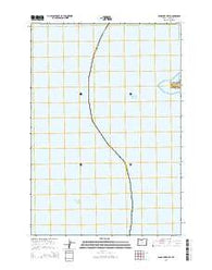 Sand Lake OE W Oregon Current topographic map, 1:24000 scale, 7.5 X 7.5 Minute, Year 2014