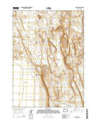 Sand Rock Oregon Current topographic map, 1:24000 scale, 7.5 X 7.5 Minute, Year 2014