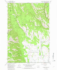 Sanderson Spring Oregon Historical topographic map, 1:24000 scale, 7.5 X 7.5 Minute, Year 1963