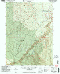 Sandhill Crossing Oregon Historical topographic map, 1:24000 scale, 7.5 X 7.5 Minute, Year 2004