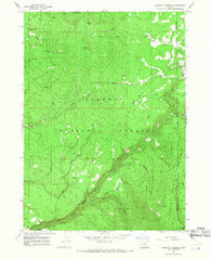 Sandhill Crossing Oregon Historical topographic map, 1:24000 scale, 7.5 X 7.5 Minute, Year 1966