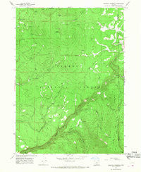 Sandhill Crossing Oregon Historical topographic map, 1:24000 scale, 7.5 X 7.5 Minute, Year 1966