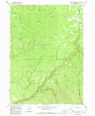 Sandhill Crossing Oregon Historical topographic map, 1:24000 scale, 7.5 X 7.5 Minute, Year 1966