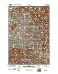 Sandy Oregon Historical topographic map, 1:24000 scale, 7.5 X 7.5 Minute, Year 2011
