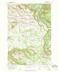 Sandy Oregon Historical topographic map, 1:24000 scale, 7.5 X 7.5 Minute, Year 1961