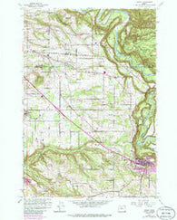 Sandy Oregon Historical topographic map, 1:24000 scale, 7.5 X 7.5 Minute, Year 1961