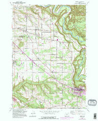 Sandy Oregon Historical topographic map, 1:24000 scale, 7.5 X 7.5 Minute, Year 1961