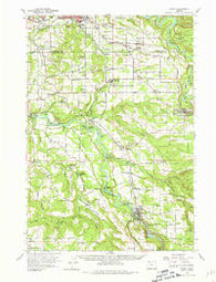 Sandy Oregon Historical topographic map, 1:62500 scale, 15 X 15 Minute, Year 1961