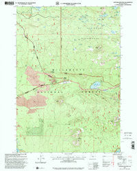 Santiam Junction Oregon Historical topographic map, 1:24000 scale, 7.5 X 7.5 Minute, Year 1997