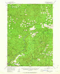 Sardine Butte Oregon Historical topographic map, 1:62500 scale, 15 X 15 Minute, Year 1956
