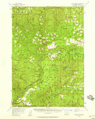 Sardine Butte Oregon Historical topographic map, 1:62500 scale, 15 X 15 Minute, Year 1956