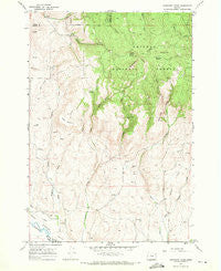 Sawtooth Ridge Oregon Historical topographic map, 1:24000 scale, 7.5 X 7.5 Minute, Year 1967