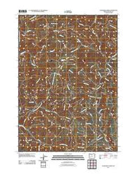 Scaredman Creek Oregon Historical topographic map, 1:24000 scale, 7.5 X 7.5 Minute, Year 2011