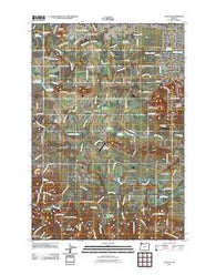 Scholls Oregon Historical topographic map, 1:24000 scale, 7.5 X 7.5 Minute, Year 2011