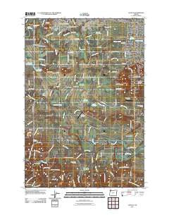Scholls Oregon Historical topographic map, 1:24000 scale, 7.5 X 7.5 Minute, Year 2011