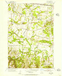 Scholls Oregon Historical topographic map, 1:24000 scale, 7.5 X 7.5 Minute, Year 1954