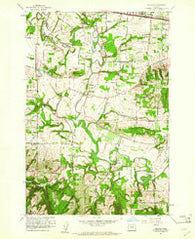 Scholls Oregon Historical topographic map, 1:24000 scale, 7.5 X 7.5 Minute, Year 1961