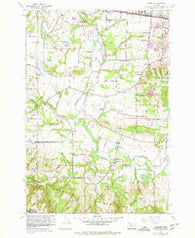 Scholls Oregon Historical topographic map, 1:24000 scale, 7.5 X 7.5 Minute, Year 1961