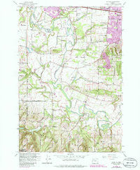 Scholls Oregon Historical topographic map, 1:24000 scale, 7.5 X 7.5 Minute, Year 1961