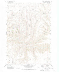 Schott Canyon Oregon Historical topographic map, 1:24000 scale, 7.5 X 7.5 Minute, Year 1970