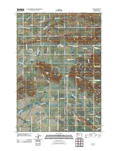 Scio Oregon Historical topographic map, 1:24000 scale, 7.5 X 7.5 Minute, Year 2011