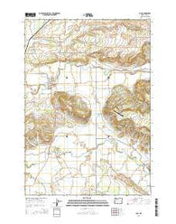 Scio Oregon Current topographic map, 1:24000 scale, 7.5 X 7.5 Minute, Year 2014