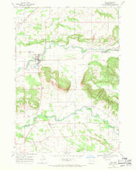 Scio Oregon Historical topographic map, 1:24000 scale, 7.5 X 7.5 Minute, Year 1969