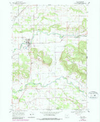 Scio Oregon Historical topographic map, 1:24000 scale, 7.5 X 7.5 Minute, Year 1969