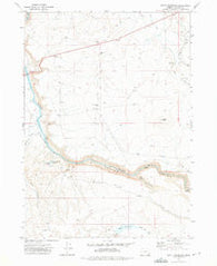 Scott Reservoir Oregon Historical topographic map, 1:24000 scale, 7.5 X 7.5 Minute, Year 1972