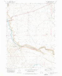 Scott Reservoir Oregon Historical topographic map, 1:24000 scale, 7.5 X 7.5 Minute, Year 1972