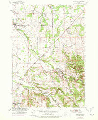 Scotts Mills Oregon Historical topographic map, 1:24000 scale, 7.5 X 7.5 Minute, Year 1954