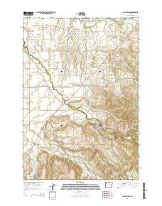 Scotts Mills Oregon Current topographic map, 1:24000 scale, 7.5 X 7.5 Minute, Year 2014