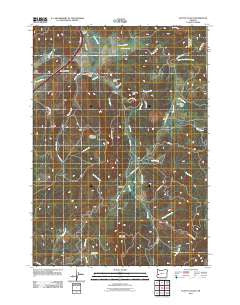Scotts Valley Oregon Historical topographic map, 1:24000 scale, 7.5 X 7.5 Minute, Year 2011