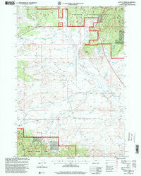 Scotty Creek Oregon Historical topographic map, 1:24000 scale, 7.5 X 7.5 Minute, Year 1998