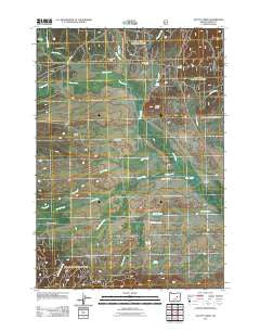 Scotty Creek Oregon Historical topographic map, 1:24000 scale, 7.5 X 7.5 Minute, Year 2011