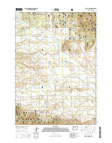 Scotty Creek Oregon Current topographic map, 1:24000 scale, 7.5 X 7.5 Minute, Year 2014