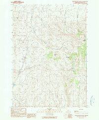 Scratch Post Butte Oregon Historical topographic map, 1:24000 scale, 7.5 X 7.5 Minute, Year 1990