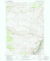 Seekseequa Junction Oregon Historical topographic map, 1:24000 scale, 7.5 X 7.5 Minute, Year 1985