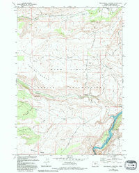 Seekseequa Junction Oregon Historical topographic map, 1:24000 scale, 7.5 X 7.5 Minute, Year 1985