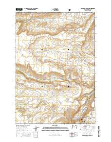 Seekseequa Junction Oregon Current topographic map, 1:24000 scale, 7.5 X 7.5 Minute, Year 2014