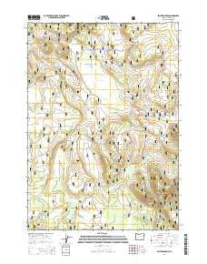 Sellers Marsh Oregon Current topographic map, 1:24000 scale, 7.5 X 7.5 Minute, Year 2014