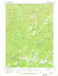 Selma Oregon Historical topographic map, 1:62500 scale, 15 X 15 Minute, Year 1954