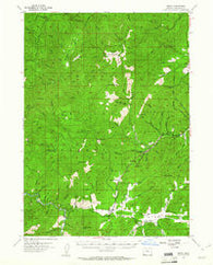 Selma Oregon Historical topographic map, 1:62500 scale, 15 X 15 Minute, Year 1954