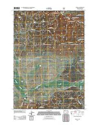 Seneca Oregon Historical topographic map, 1:24000 scale, 7.5 X 7.5 Minute, Year 2011