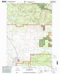 Seneca Oregon Historical topographic map, 1:24000 scale, 7.5 X 7.5 Minute, Year 1998