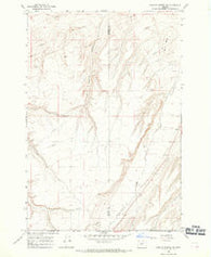 Service Buttes NW Oregon Historical topographic map, 1:24000 scale, 7.5 X 7.5 Minute, Year 1968