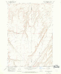 Service Buttes NW Oregon Historical topographic map, 1:24000 scale, 7.5 X 7.5 Minute, Year 1968