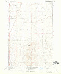 Service Buttes Oregon Historical topographic map, 1:24000 scale, 7.5 X 7.5 Minute, Year 1968