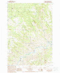 Service Creek Oregon Historical topographic map, 1:24000 scale, 7.5 X 7.5 Minute, Year 1987