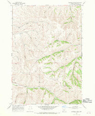 Sevenmile Creek Oregon Historical topographic map, 1:24000 scale, 7.5 X 7.5 Minute, Year 1967